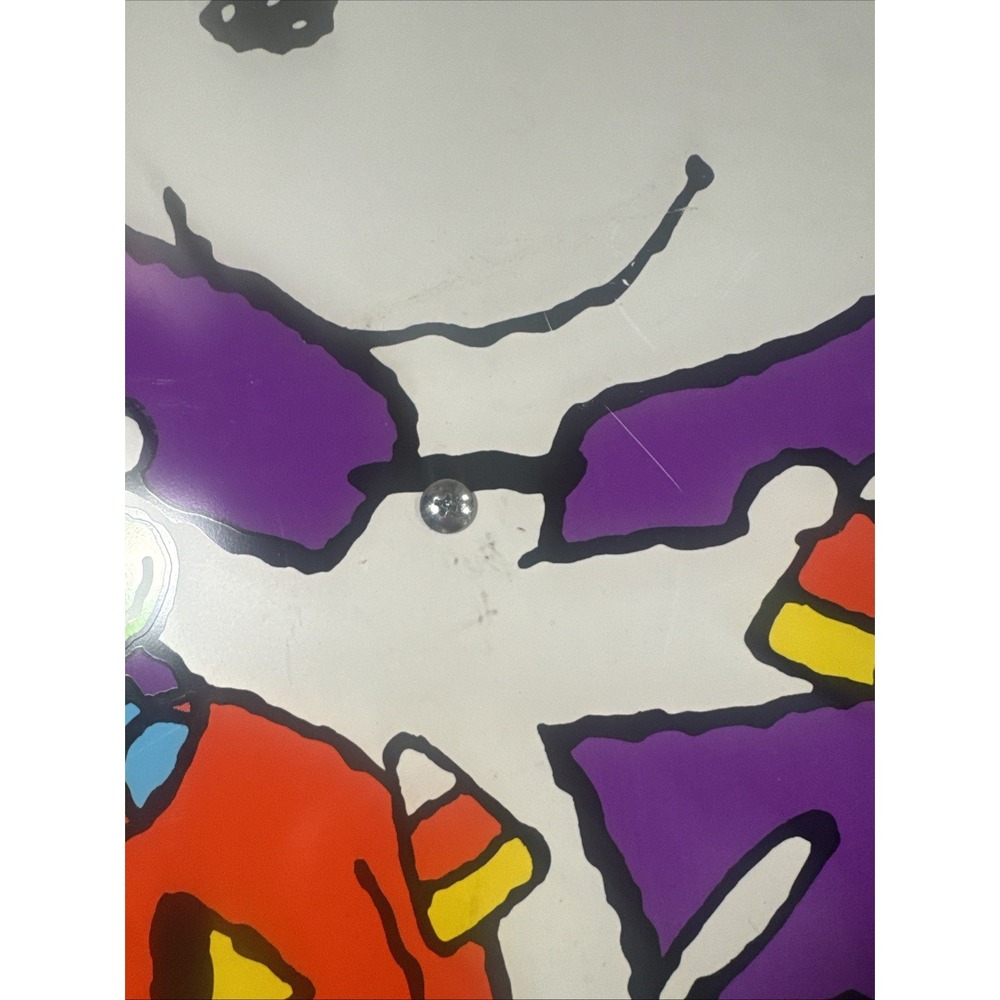 Vintage Peanuts Snoopy Happy Halloween Yard Sign 1999 Impact Plastics 26"x15" - Picture 4 of 8